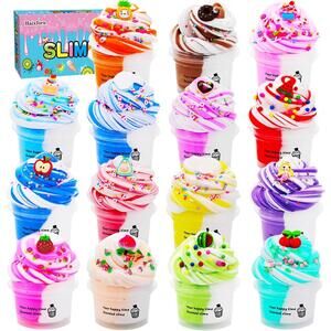 15 Pack Two-Toned Butter Slime Kit